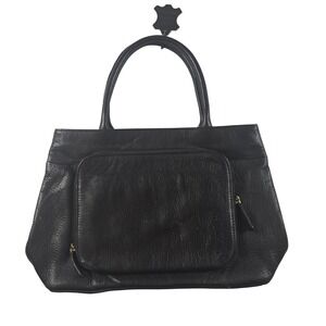 Giani Bernini Tote Bag Women Medium Black Leather Organizer Handbag Purse